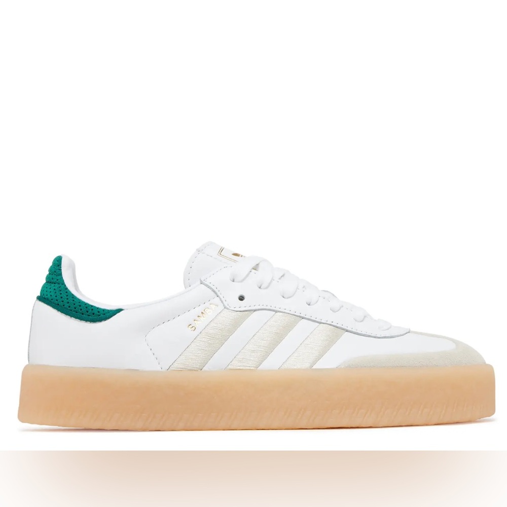 adidas Sambae Womens Shoes (Off White Green, 8.5)